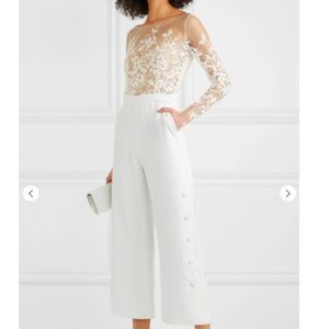 RIME ARODAKY Braham cropped embroidered jumpsuit